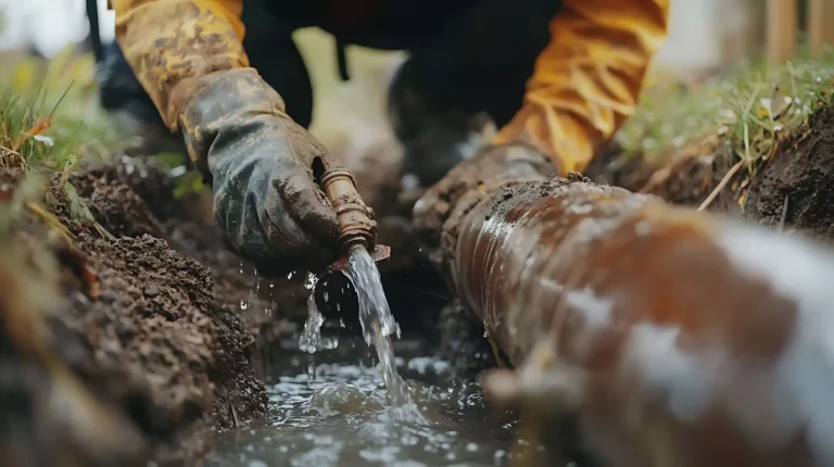 outdoor water line